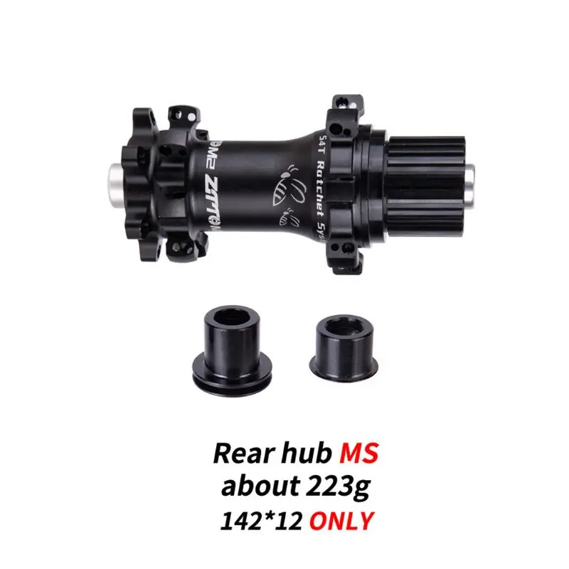 

M2 MTB Straightpull Hub Ultralight 28 Hole 54T Ratchet HG XD Micro spline Core fit 12 speed Thru Axle QR 28h