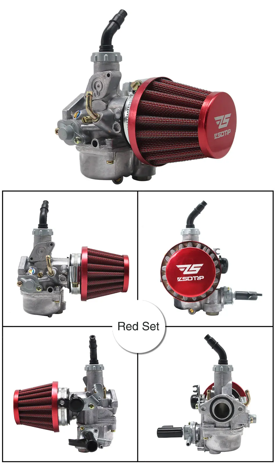 Мотоциклетный карбюратор Keihin ZS Moto 20 мм Карбюратор с 42 воздушным фильтром для Honda