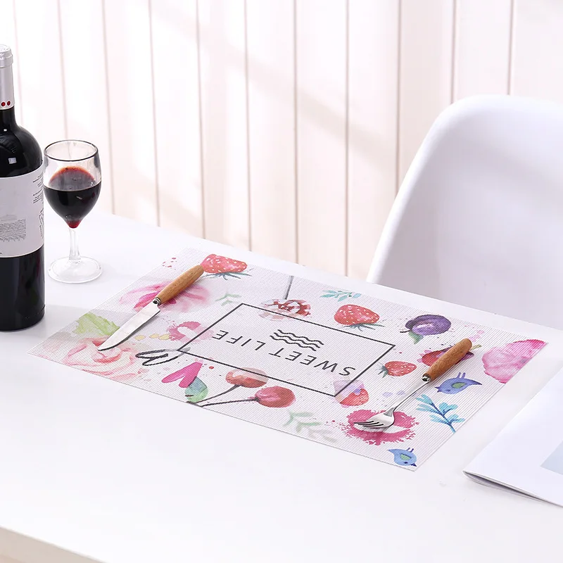 

Placemat Table Table Placemats For Dining Table Mat Kitchen Mat Heat Insulation Non-Slip Hot Pad Drink Cup Coasters