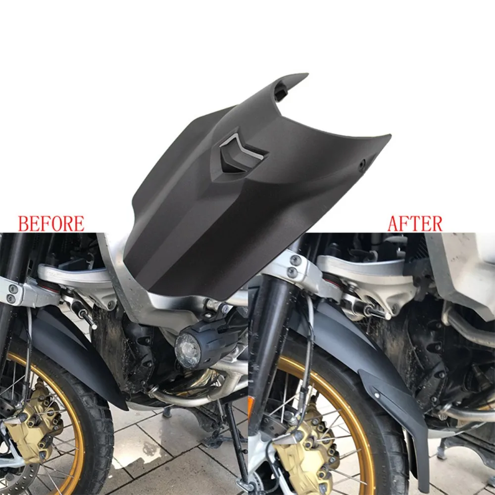 

ABS Plastic Black Front Fender Mudguard Extension Motorcycle For BMW R1200 GS LC 13-17 R1200GS ADV 14-17