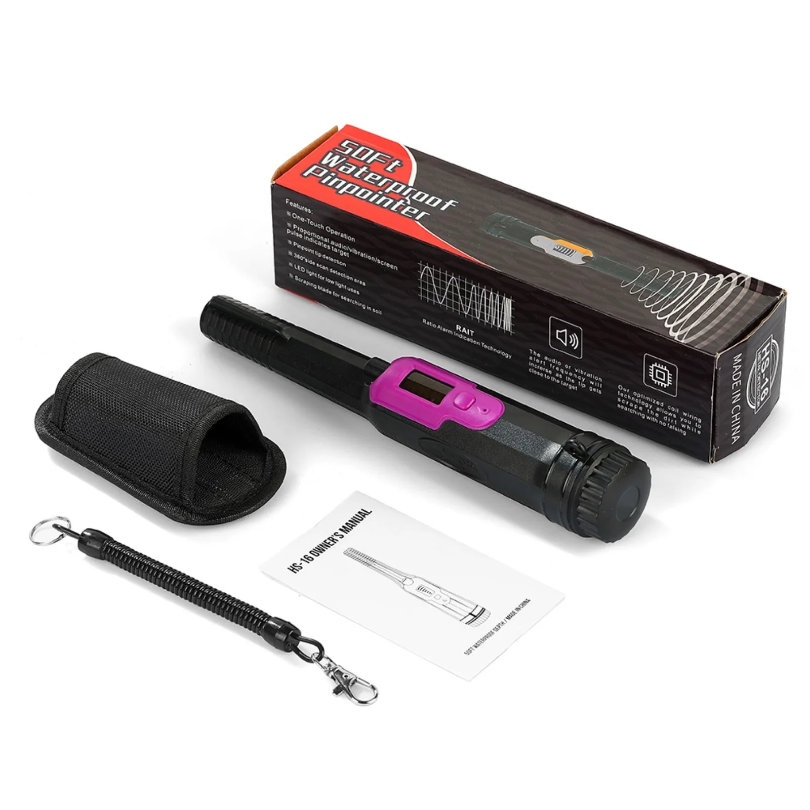 Металлоискатель профессиональный водонепроницаемый детектор золота