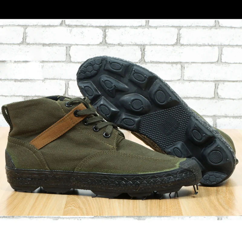 Мужские парусиновые Эспадрильи на резиновой подошве Нескользящая обувь для