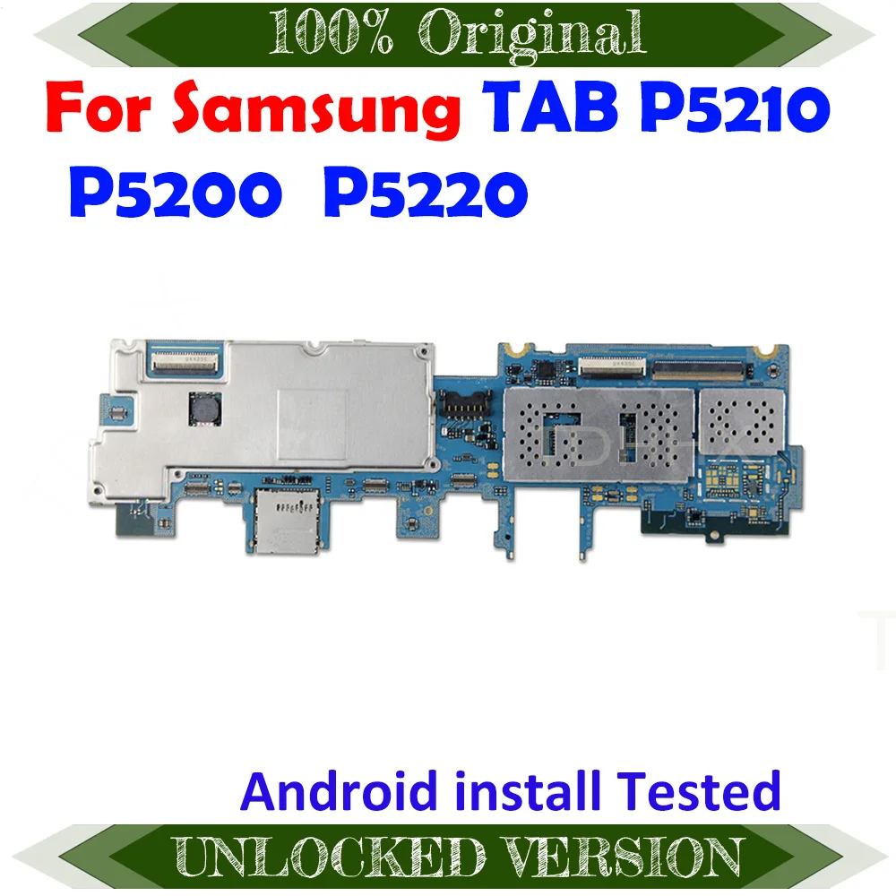 100% разблокированная материнская плата с системой Android для Samsung Galaxy Tab 3 10 1 P5200 P5210