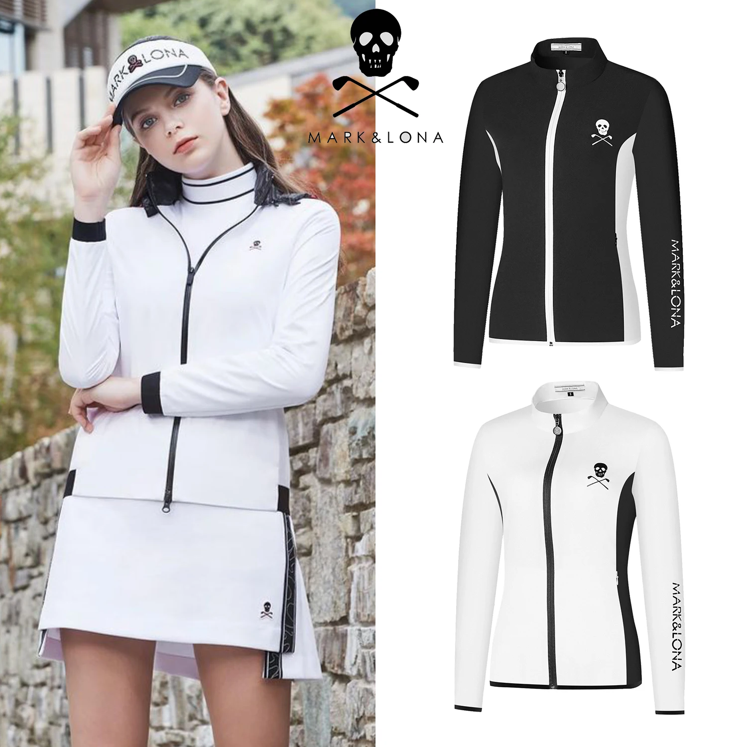 

ML Golf Clothing Ladies Windproof Jacket 2022 Spring Summer New Women's Golf Shirts Thin Windbreaker