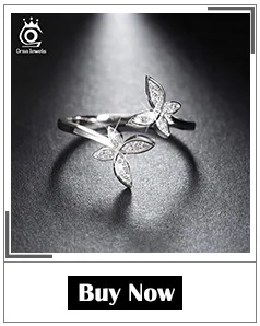 ORSA JEWELS регулируемое жемчужное кольцо, Стерлинговое серебро 925, ювелирное изделие, CZ проложенное кольцо для женщин, рождественский подарок, кольца SR15