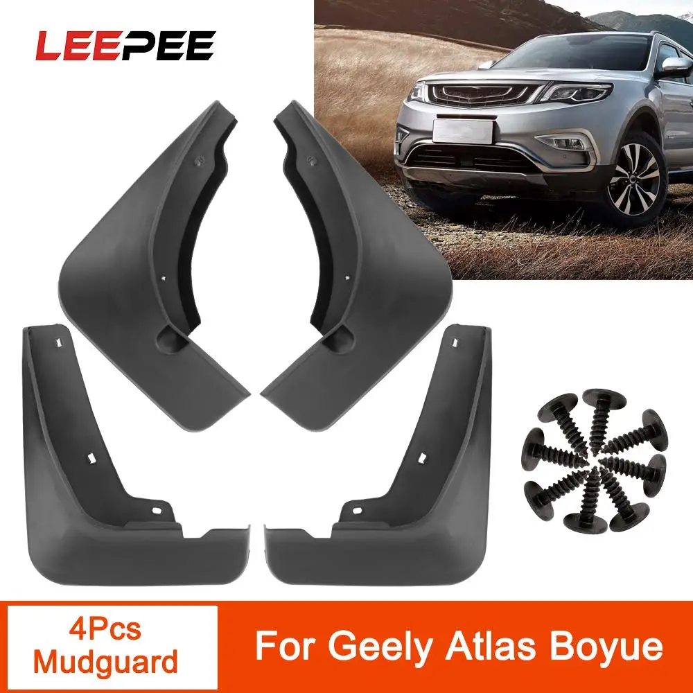 

4 шт. Передняя Задняя Защита автомобиля брызговик крыло для Geely Atlas Boyue автомобильные аксессуары