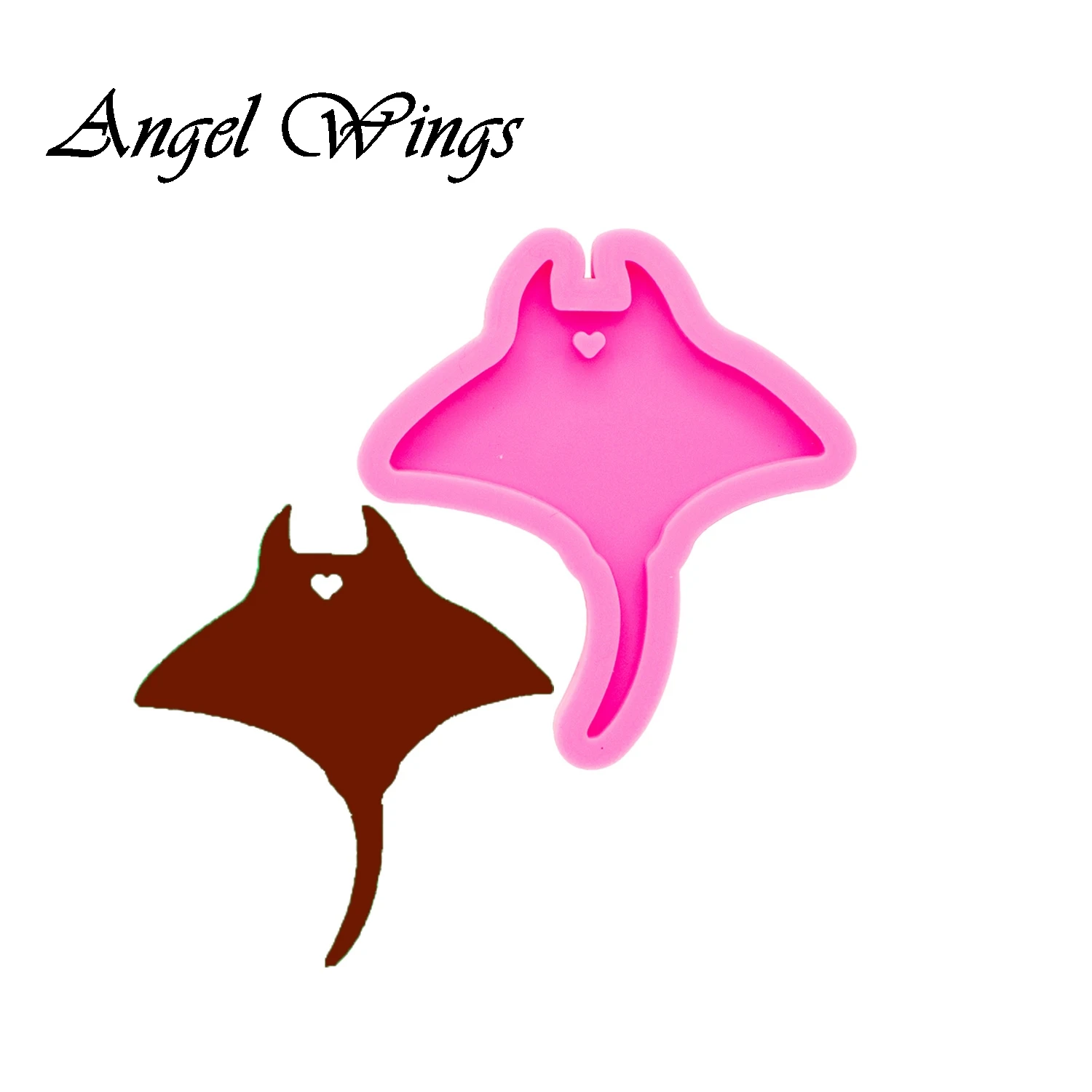 Силиконовые формы для ключей Sting rays DY0349 блестящие украшения из эпоксидной