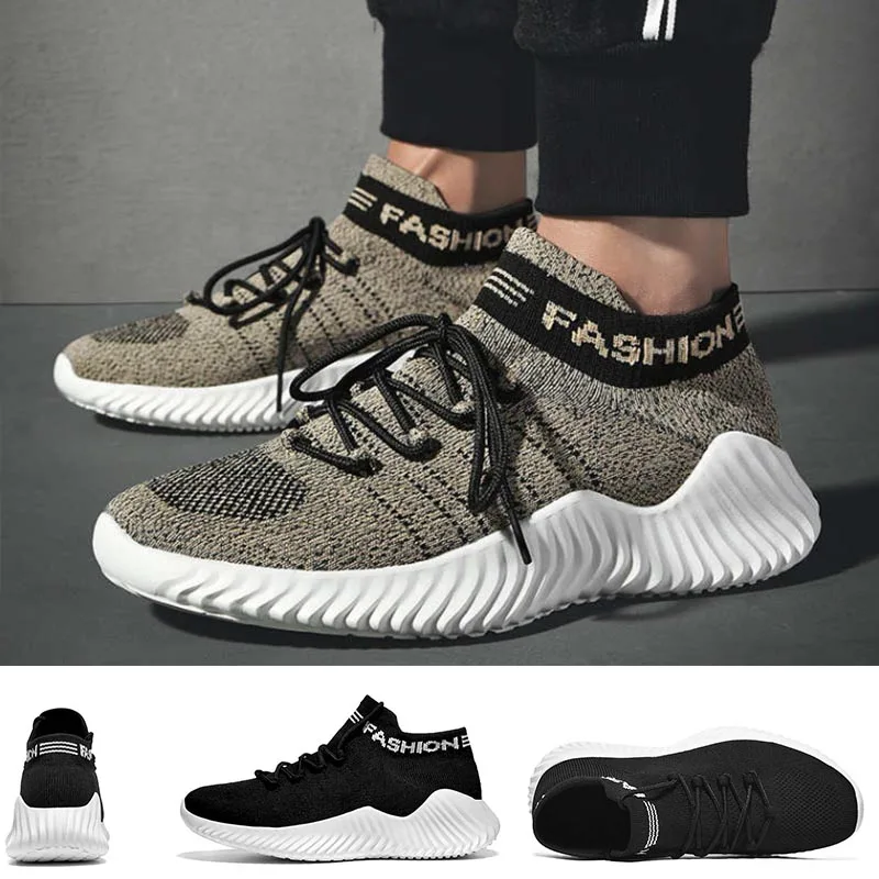 

Men Running Shoes Men's Black Sneakers Sport Shoes for Men Mens Running Shoes Sports Shoes for Men Footwear Non Slip Increase 9E