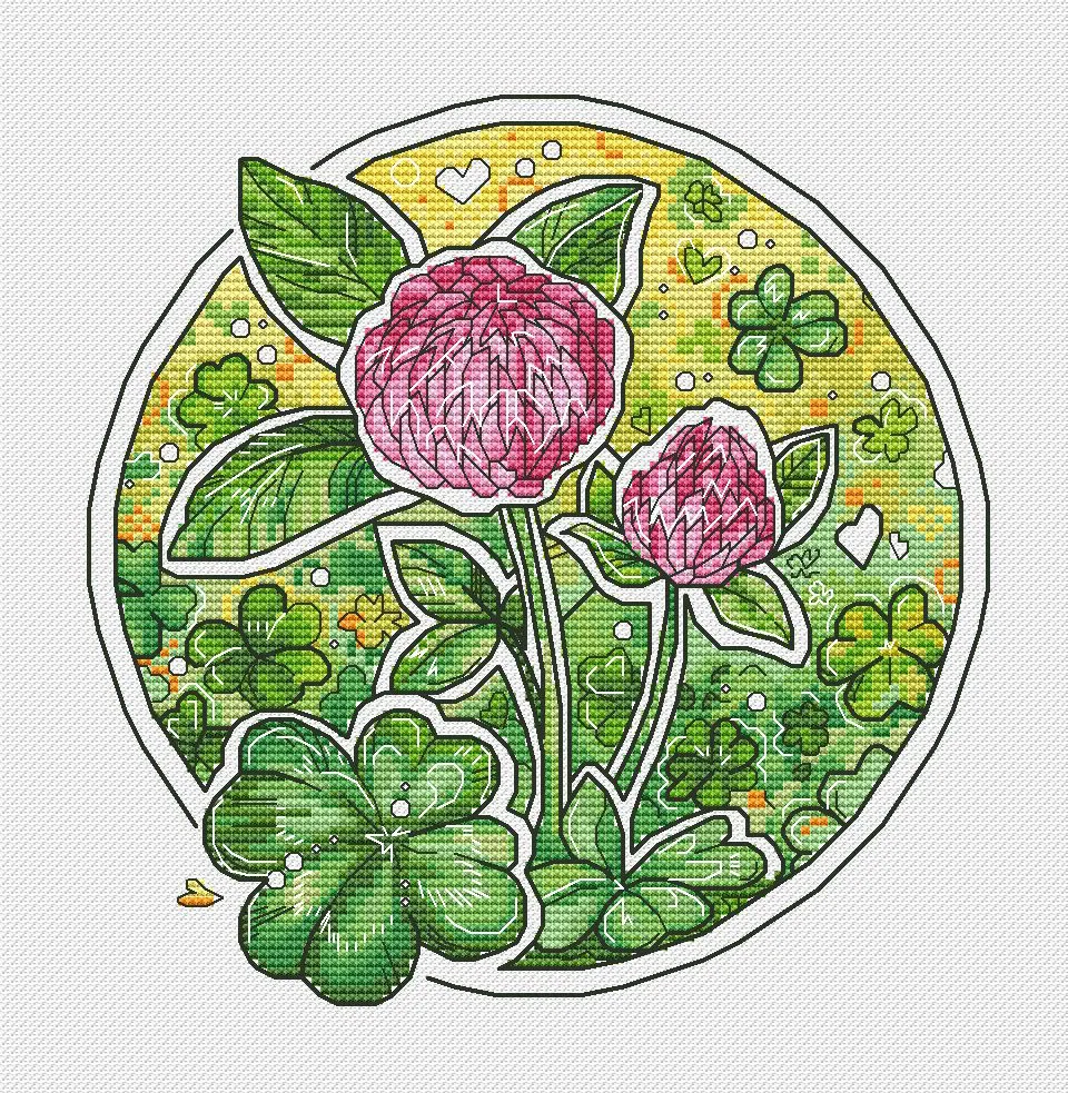 Набор для вышивки крестиком верх мм из золотой коллекции хлопковая вышивка Merejka