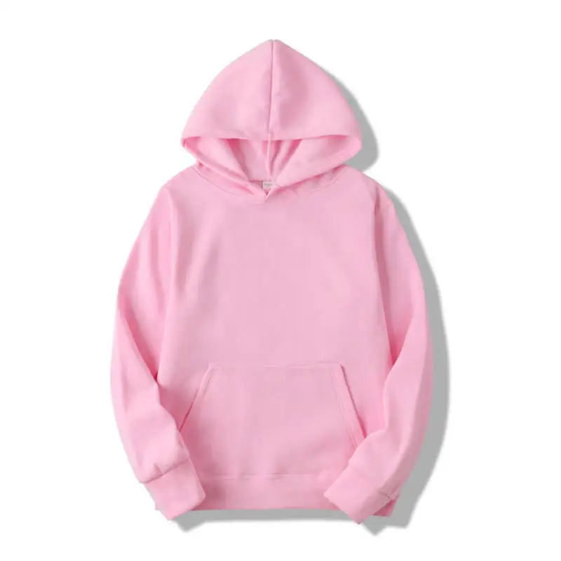 pink Модный бренд, мужская повседневная толстовка, осень, мужской однотонный пуловер с капюшоном, унисекс, Повседневная Толстовка с капюшоном, топ для мужчин, европейский размер S-3XL - Цвет: pink