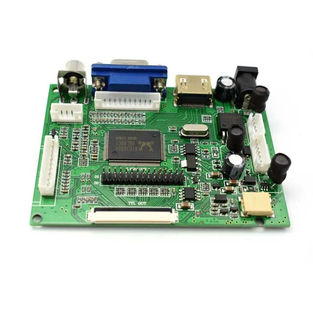 HDMI VGA 2AV LVDS ACC TTL жк дисплей Контроллер 50pin плата комплект для 7 8 9 дюймов ЖК монитор