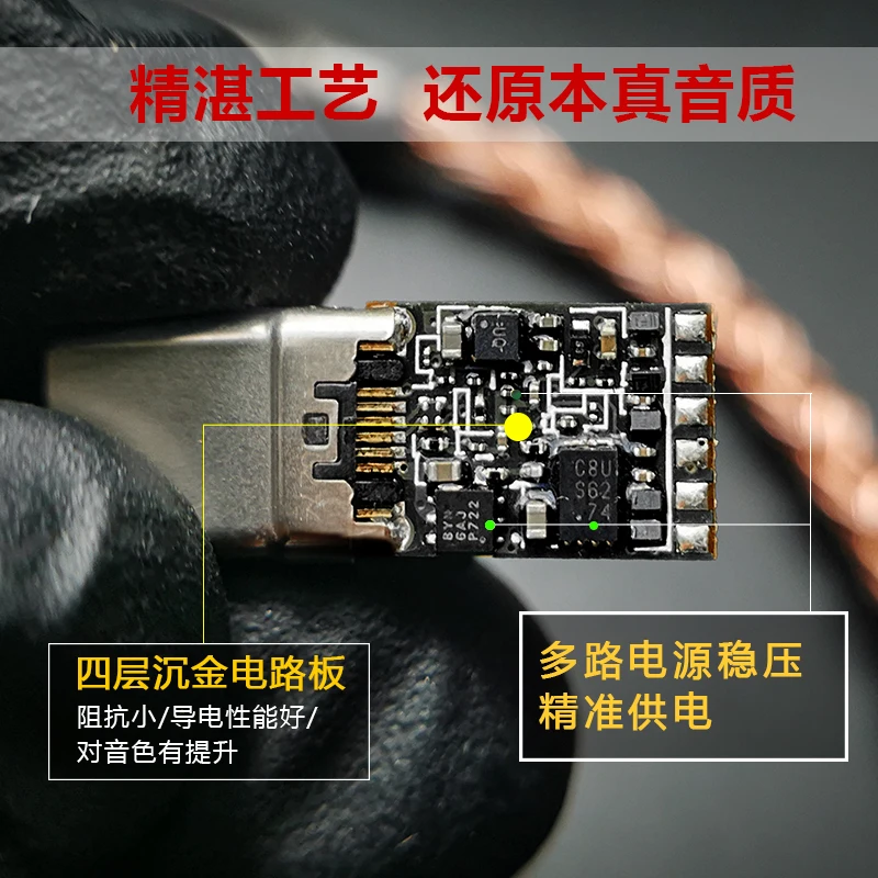 KGUSS S2 mobile phone typec audio 3.5 headset HiFi decoding amp DAC adapter cable decoder usb | Электроника
