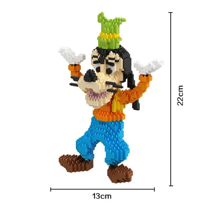 

HC Magic Blocks DIY Building Bricks Cute Cartoon Auction Figures Model Kids Toys Anime Juguetes Girls Gifts 9050