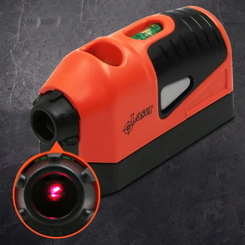 

New Mini Vertical Spirit Level Tool Laser Level THE Laser Guided Level Line Measurement Gauge Tool