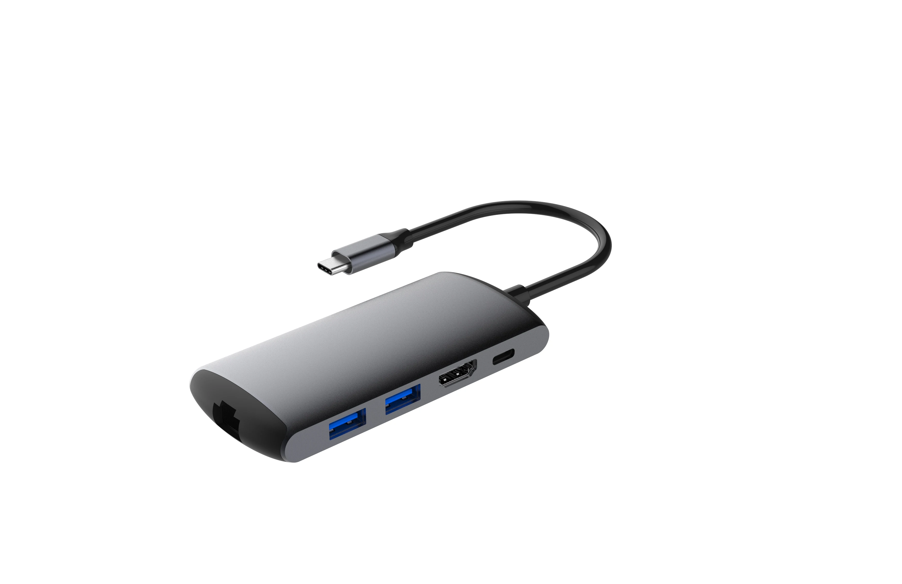 переходник usb type c хаб для макбука Rj45 Тип 2 шт./лот адаптер 3 типа Разветвитель к HDMI