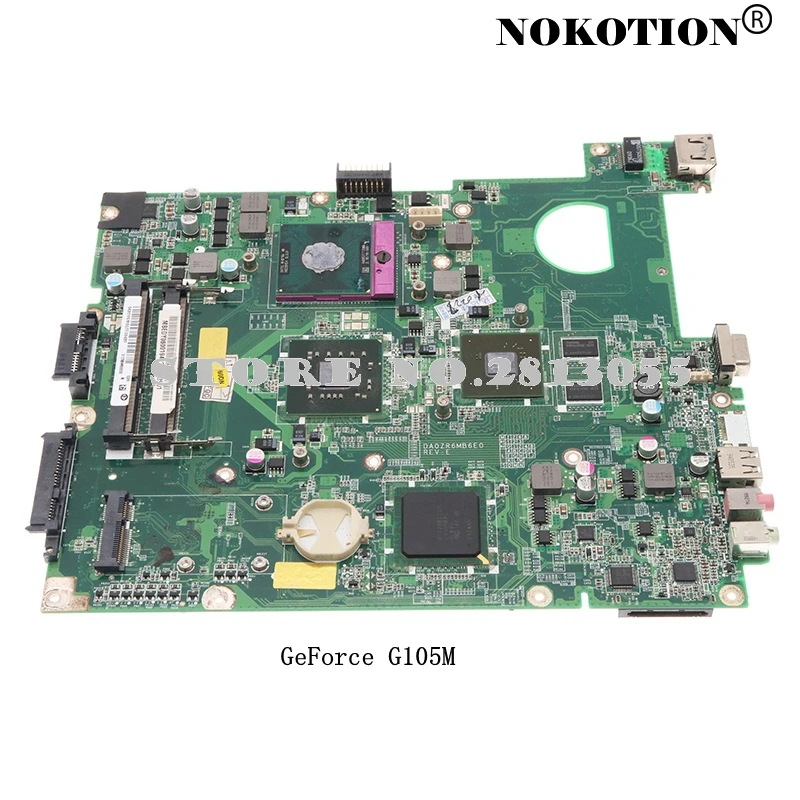 Материнская плата Nokotion MBEDY06001 MB.EDY06.001 для ноутбука Acer Emachines E528 5635 материнская