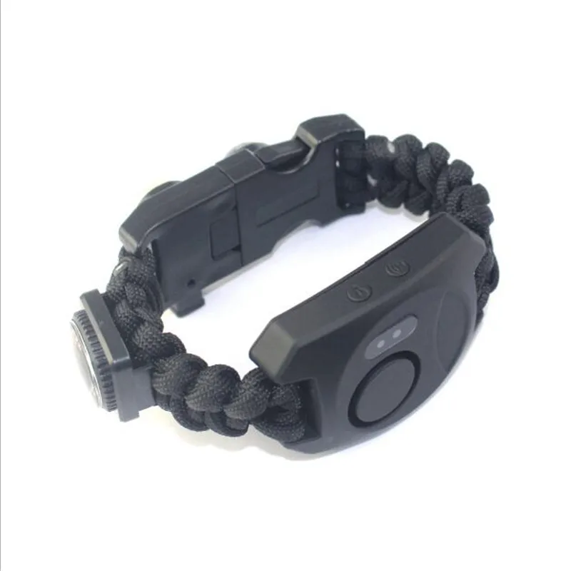 8 в 1 открытый кемпинг тактический Браслет для выживания Паракорд светодиодный