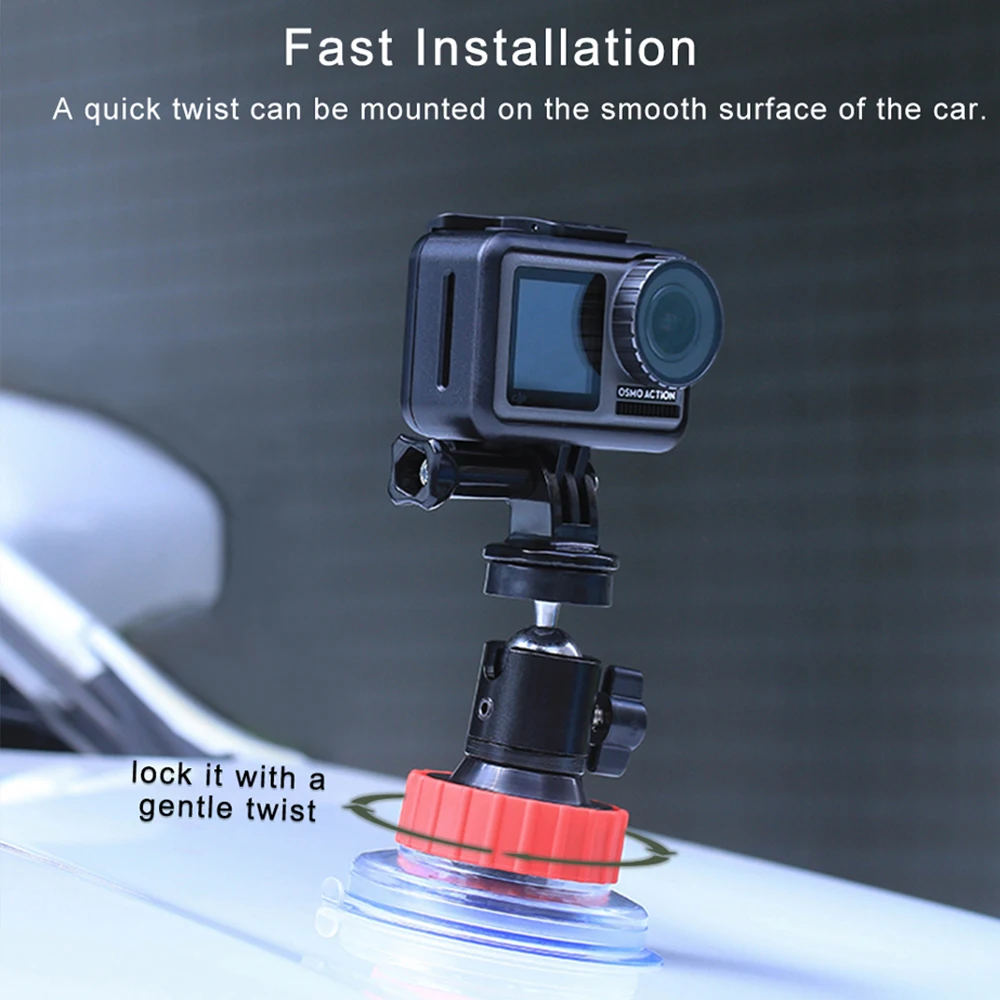 Ulanzi U-50 общего автомобильный поршень кронштейн Sucktion держатель для DJI Osmo экшн GoPro7/6/5