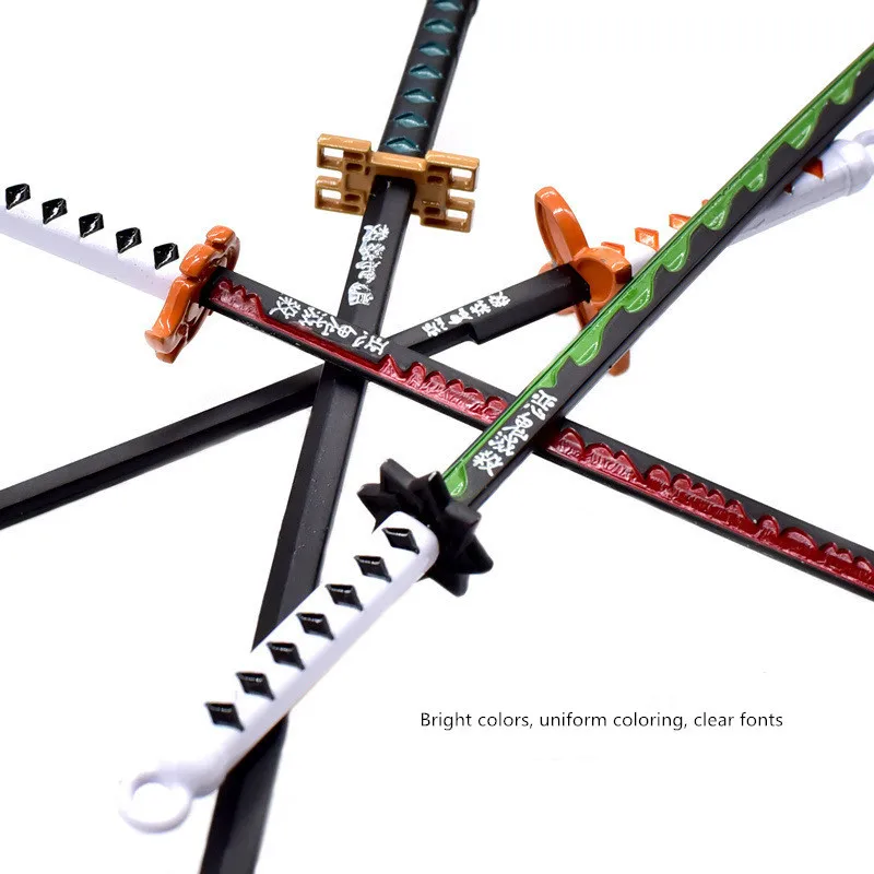 1 комплект демон убийца брелок в виде меча аниме катана призрак лезвие 17 см