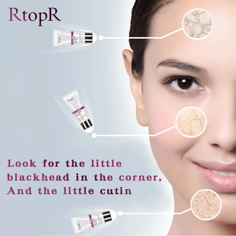 RtopR средство для удаления угрей наклейка на нос маска лечения акне масло носа