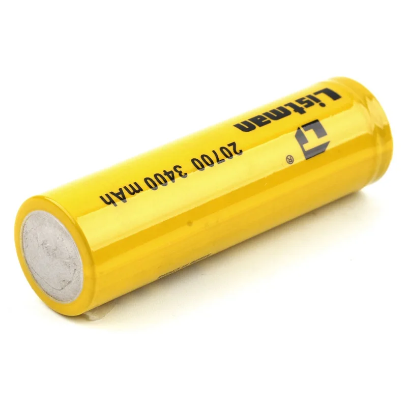 Vape Battery Listman IMR 20700 3.7V Rechargeable Lithium 3400mAh 40A Electronic Cigarette For Box Mod | Электроника
