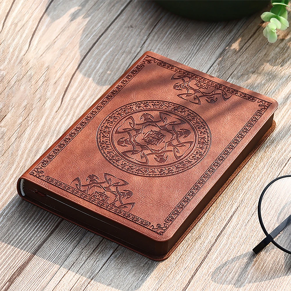 

Planner DIY School Office Desk Gift Retro Stationery Small Notebook Mini Portable Diary Soft Artificial Leather Kids Home
