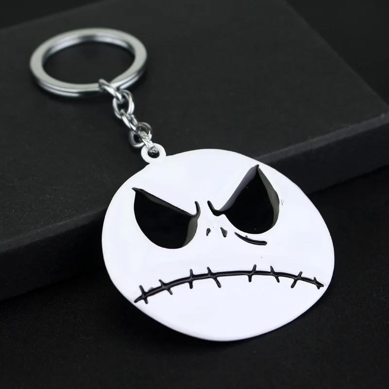 Брелок для ключей кошмары перед Рождеством женский аксессуар Jack Skellington брелок с