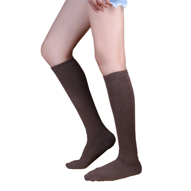 

Носки женские до середины икры, хлопковые спортивные носки для девочек-подростков, для фитнеса, тренировок, прогулок, до колена