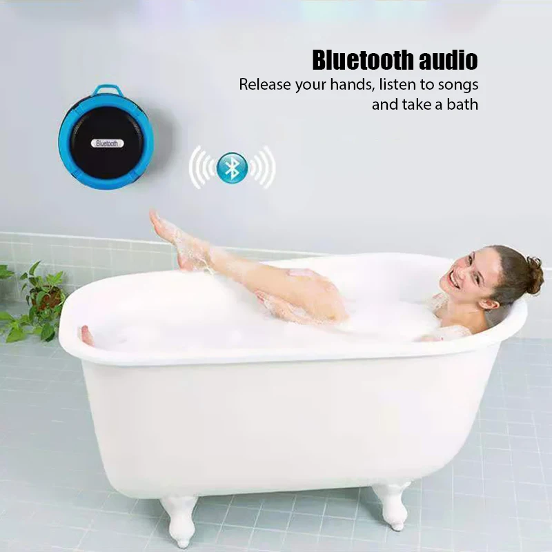Мини Bluetooth-динамик портативный водонепроницаемый беспроводной громкоговоритель