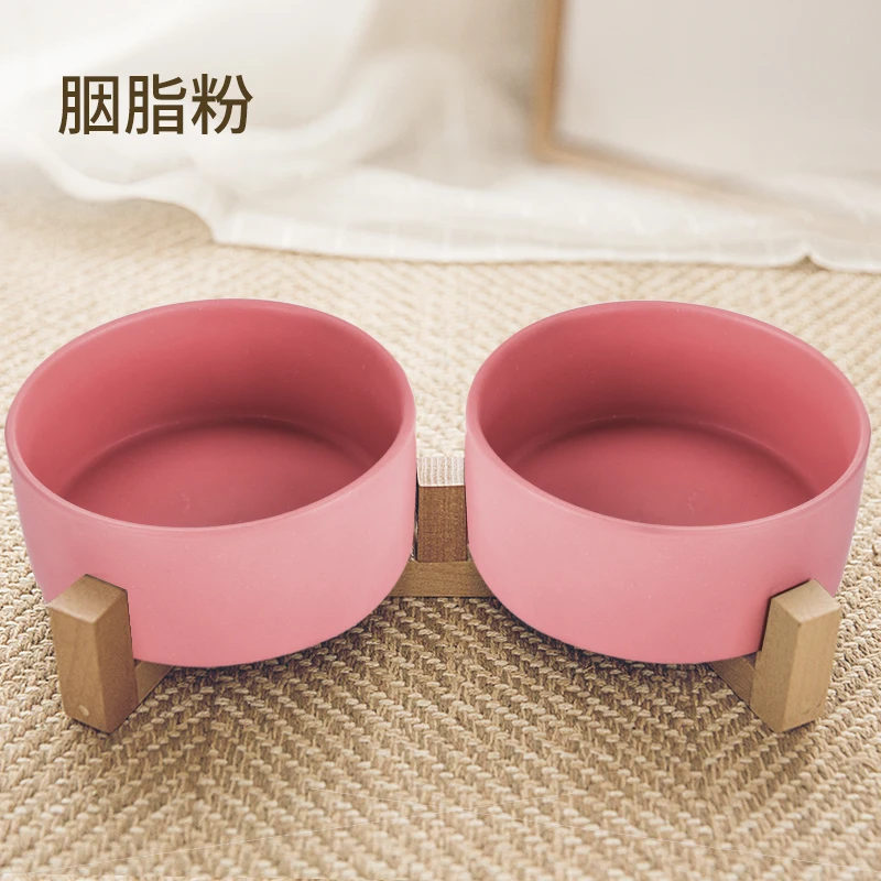 Здоровая подставка для кошек керамическая поднимающаяся креативная Деревянная