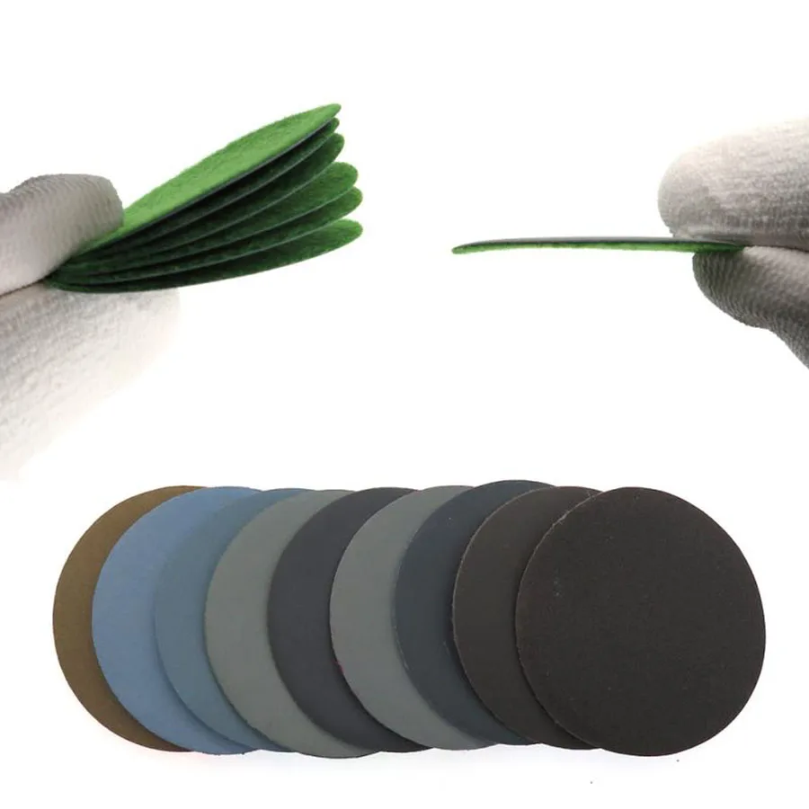 

2 Inch 50mm Silicon Carbide Hook&Loop Round Self-adhesive Sandpaper Wet/Dry Sanding Discs For Tools Polishing Accessories