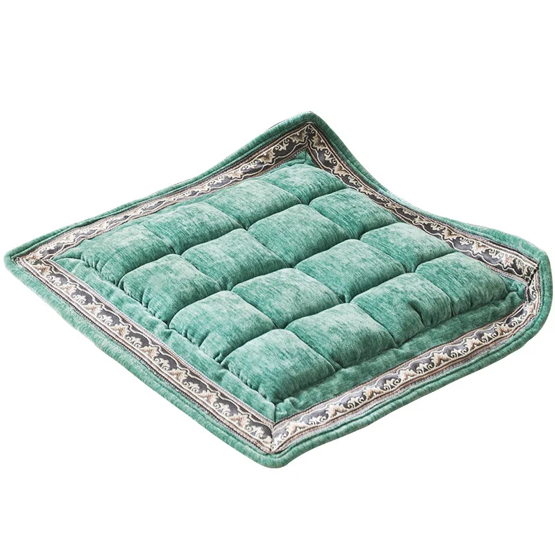 Роскошный Синели вышивка зеленый толще Подушка сиденья дивана диван дома