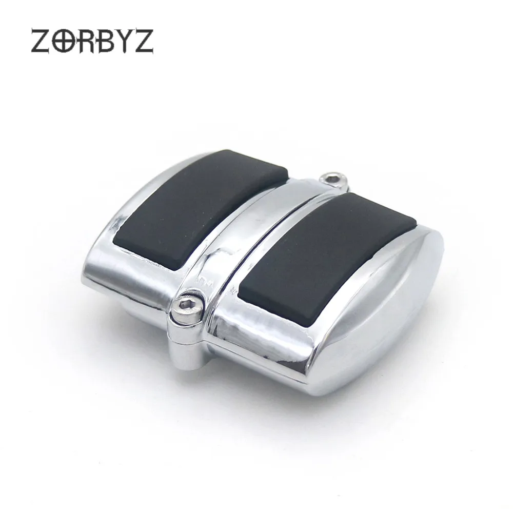 ZORBYZ мотоциклетная хромированная накладка на тормозные колодки задняя крышка для