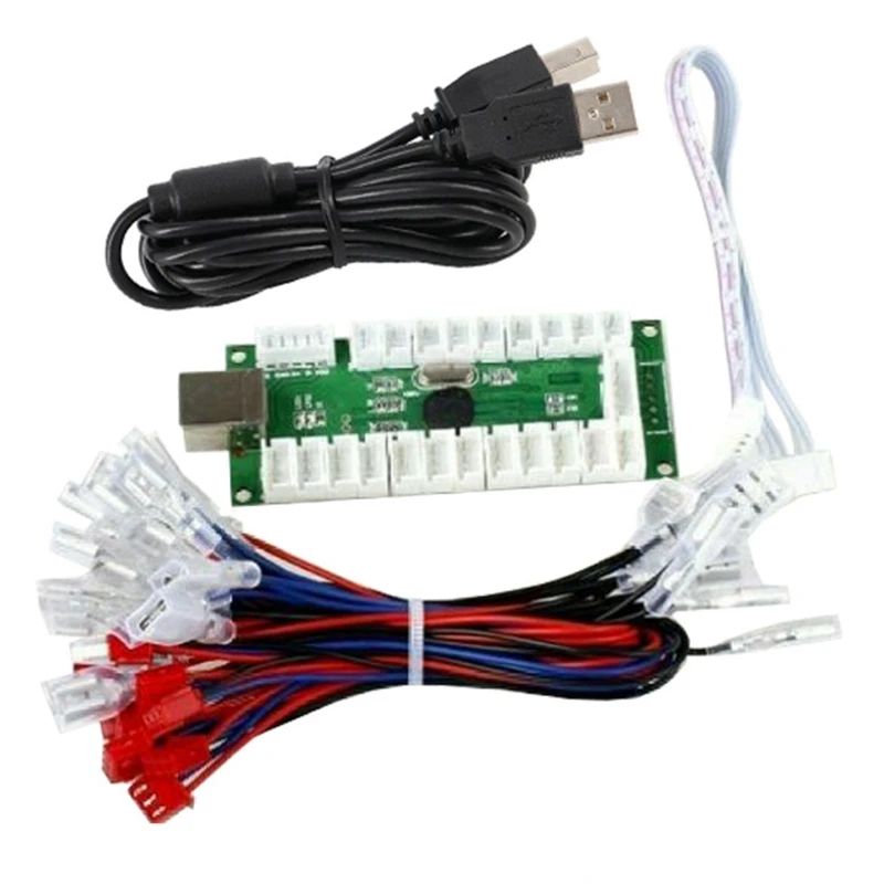 Аркадные DIY Kit Запчасти 2 игрока USB энкодер для ПК игры джойстик + кнопки с