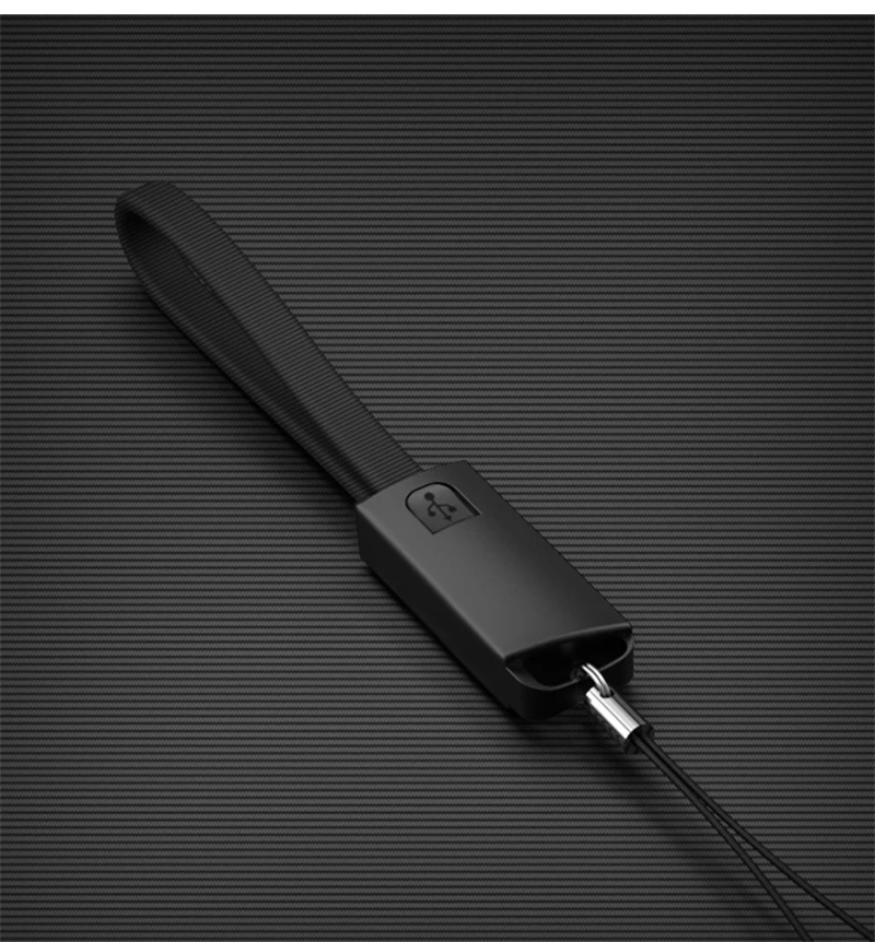 2.4A портативный брелок USB кабель для быстрой зарядки для iPhone XS MAX XR Micro usb type C шнур для зарядки данных для SAMSUNG S10+ Xiaomi