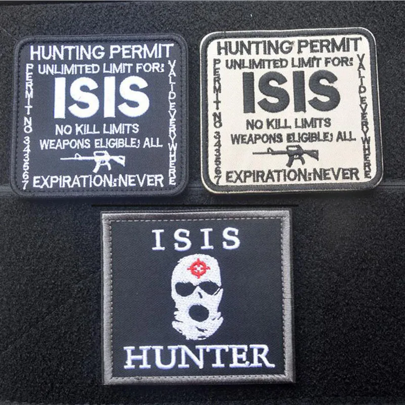 Isl охотничий билет вышивка глава армии США военный тактический рюкзак для одежды