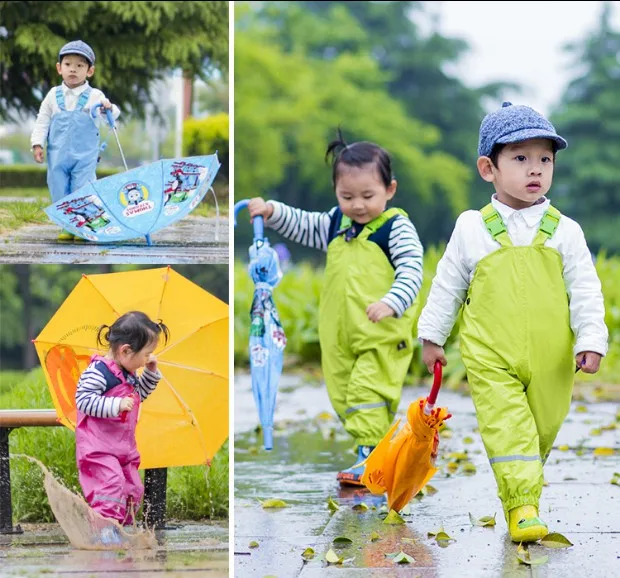 Детский непромокаемый комбинезон для мальчиков и девочек модный брендовый