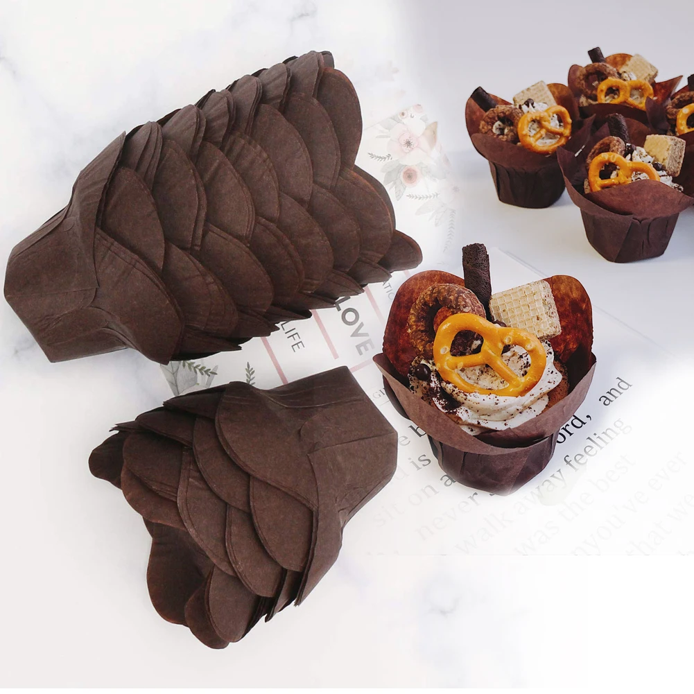 

100Pcs Cupcake Muffin Liner, Cupcake Holder, Muffin Pan Cups, Ramekin Holders, Home Party Bakery Baking Store Uses