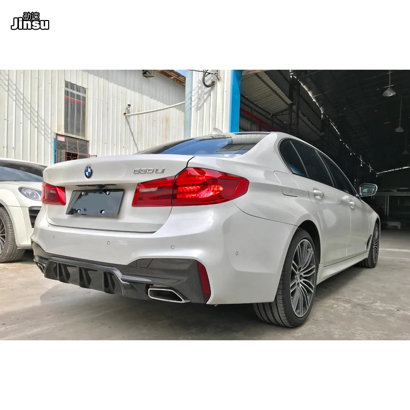 Спойлер для заднего бампера M5 style спойлер BMW 5 series 540i 2017 - 2019 G30 задний диффузор