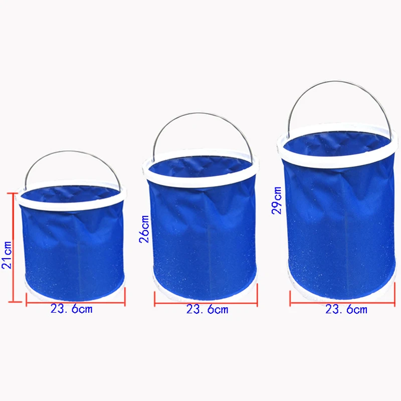 9L/11L/13L портативное складное ведро для воды моющее Походное туристическое
