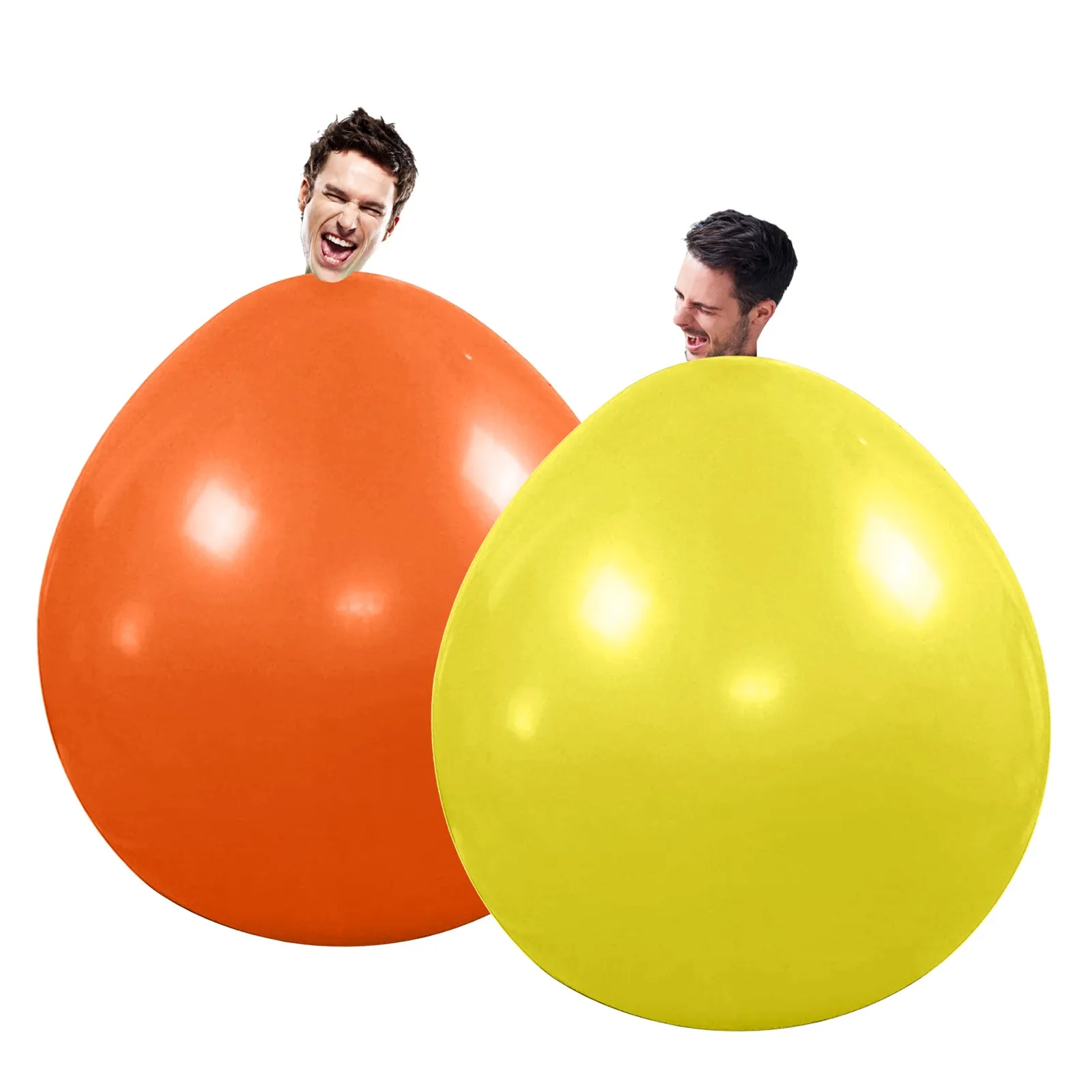 

65 inch Large Giant Oval Latex Big Human Balloon Solid Color Wedding Party Birthday Christmas Gender Reveal Home Decoration #11