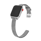 Ремешок тканевый для Apple watch band 40 мм 38 мм 44 мм 42 мм, нейлоновый женский браслет для наручных часов iwatch 65432SE, аксессуары для похудения