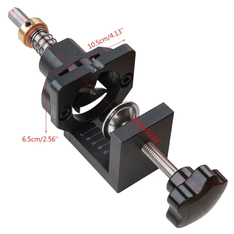 

Adjustable Woodworking Pocket Hole Drill Guide Locator Auxiliary Positioning D2TD