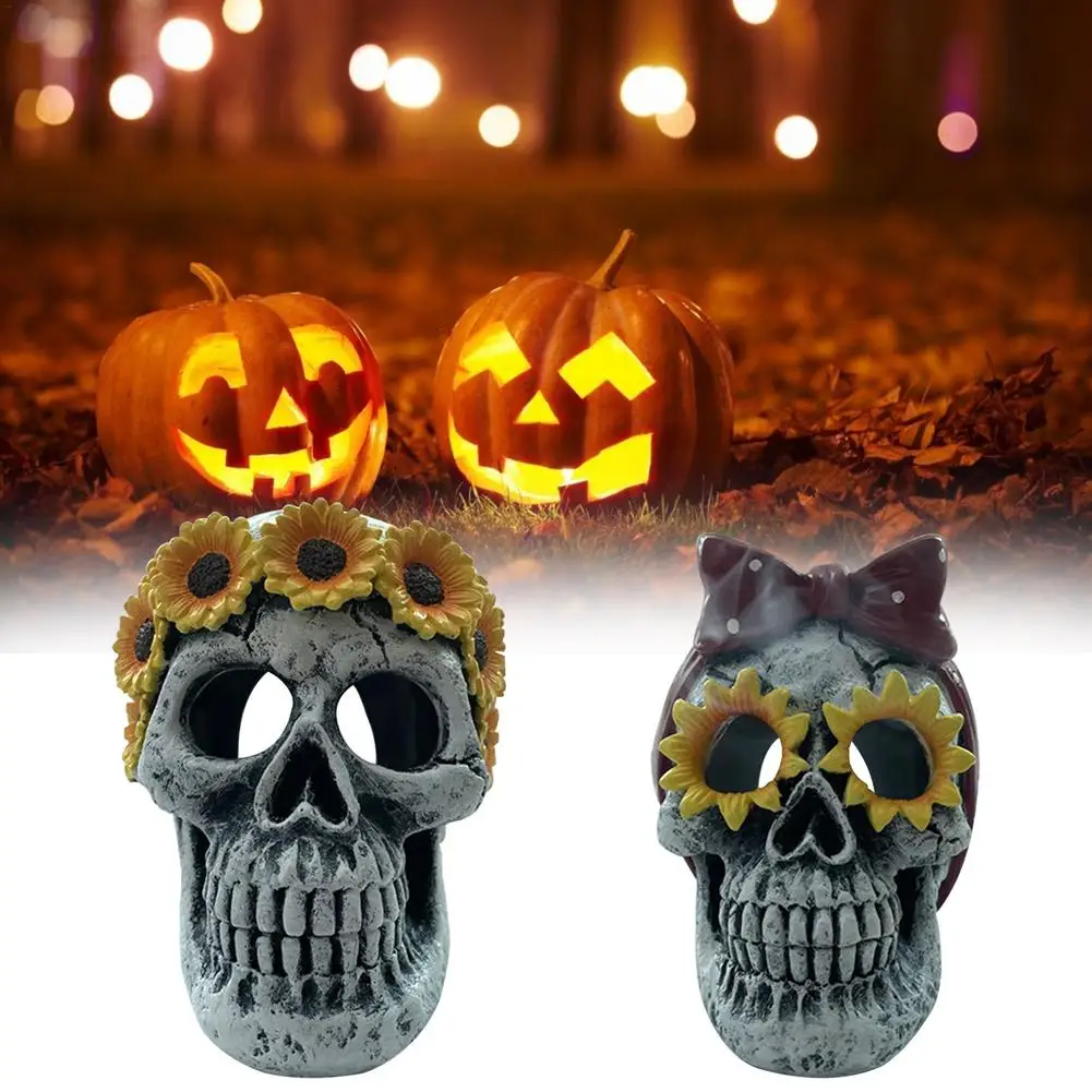 

Подвеска в виде головы скелета, украшение в виде черепа из смолы, инновационное украшение для Хэллоуина, ожерелье, ювелирные изделия, подарк...