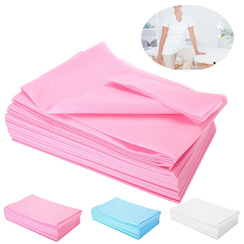 

100Pcs/Set Disposable Thicken Non-Woven Beauty Salon Massage Bed Cover Sheets, 70X180cm