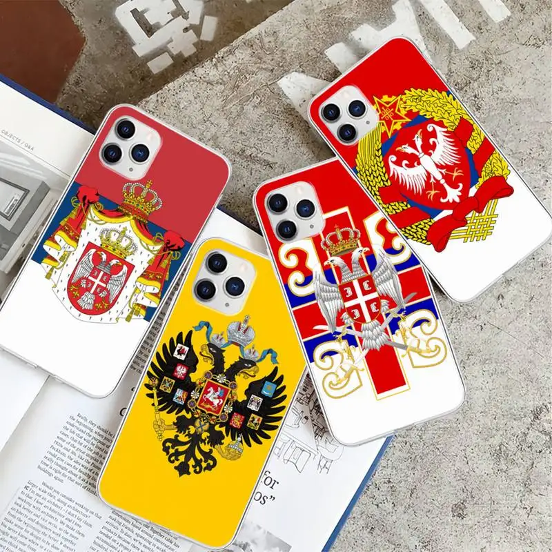 Русский Национальный эмблема Прозрачный мобильный телефон чехол для Huawei P20 P40 Lite
