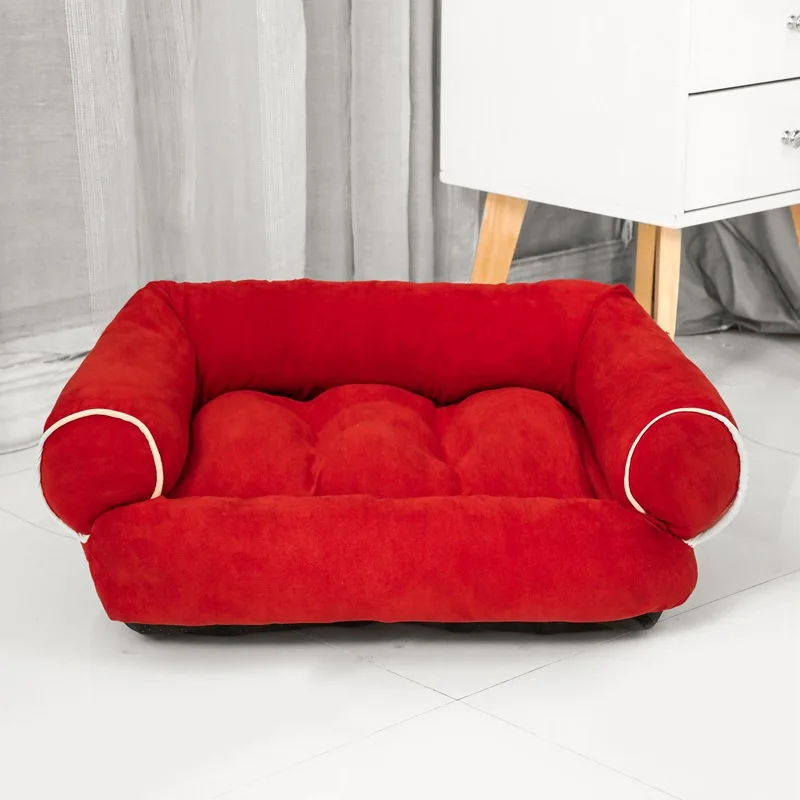 

Thicken Dog Kennel Pet Bed For Dogs Cat House Dog Beds For Large Dogs Pets Products For Puppy Dog Cushion Mat Lounger Bench Sofa