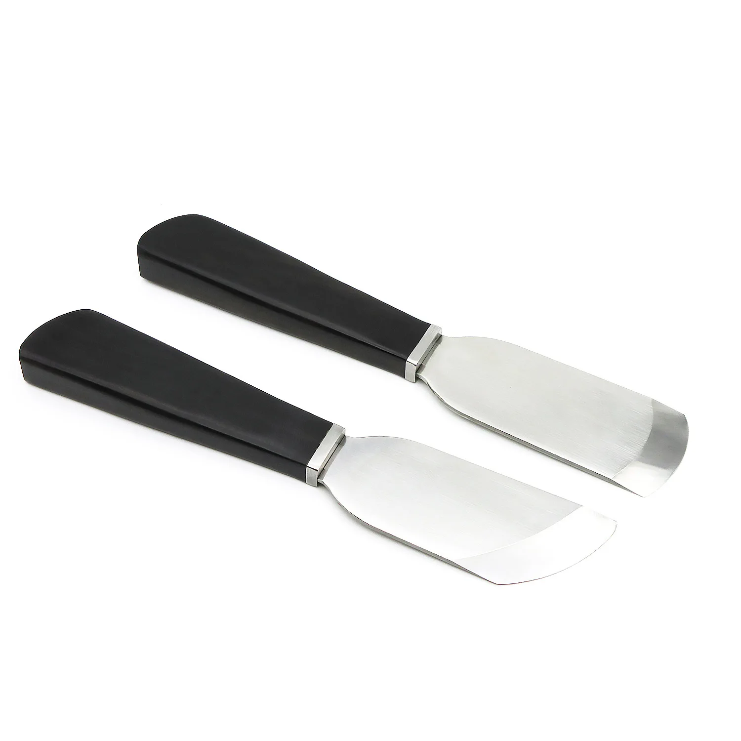 Cortadores de cuero para manualidades, herramientas de pelado Manual, de acero inoxidable, para tallado y adelgazamiento, mango de madera-4