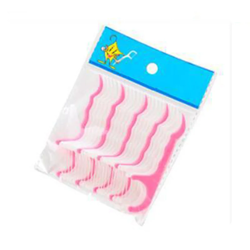 

Toothpicks 50Pcs Oral Gum Teeth Clean Tools Care Thread Dental Plastic Tooth Picks Dental Flosser Interdental Brush Teeth Stick