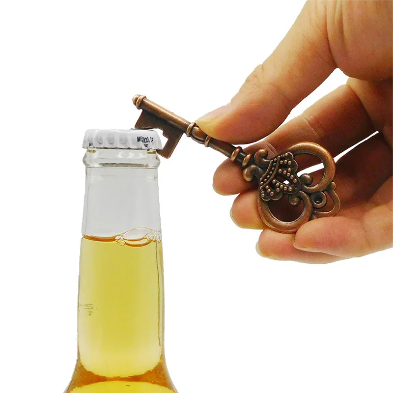 Открывалка для бутылок в форме ключа 10 шт./компл. ретро штопор свадебный подарок